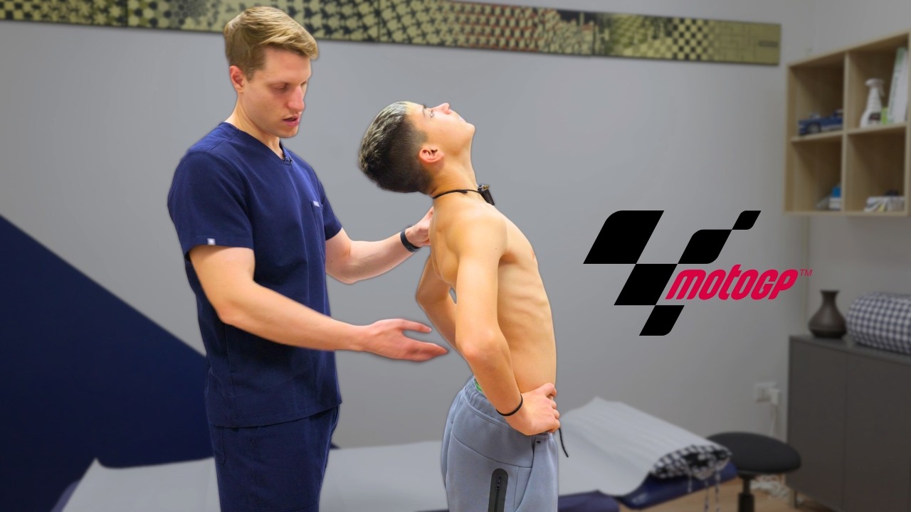 Osteopata visita una Promessa della MotoGp (13 anni) Campione di moto3