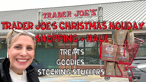 Trader Joe's Christmas Shopping & Haul | Stocking Stuffers, Holiday Treats, Grinch Tree, Fun Goodies