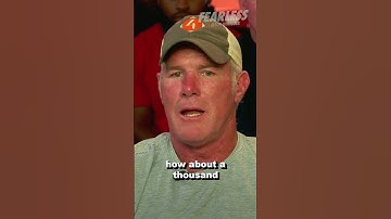 Brett Favre Says Kids Should NOT Be Playing Tackle Football