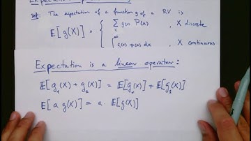 (SP 1.3) Recap: Expectation of a Random Variable