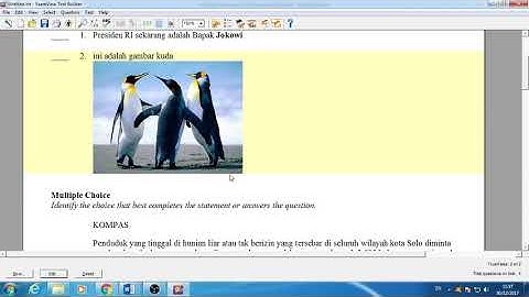 MEMBUAT SOAL MENGGUNAKAN EXAMVIEW UNTUK MOODLE