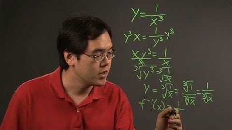 How to Solve Inverse Rational Functions : Trigonometry & Other Math