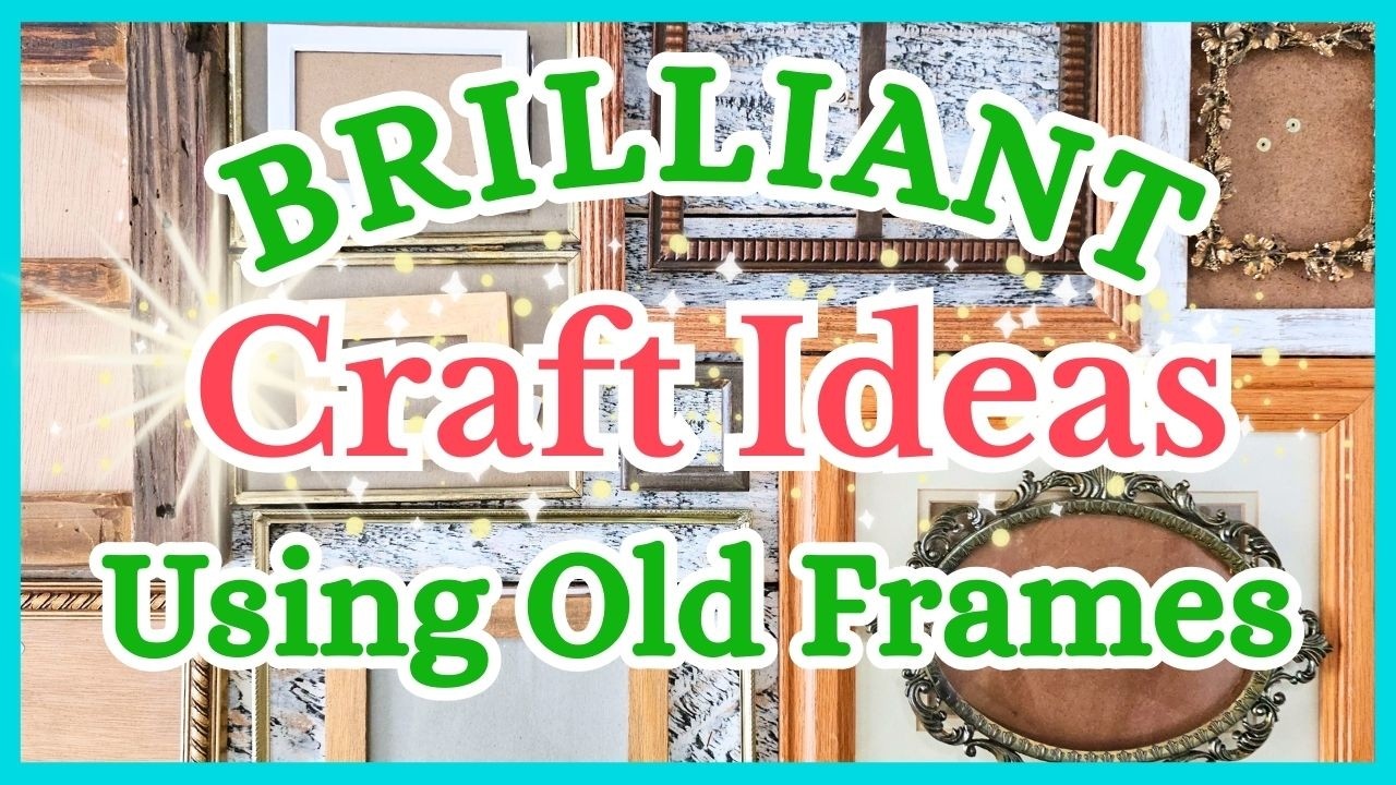 I UPCYCLED Thrifted Picture Frames Into GENIUS Crafts, Here's How!