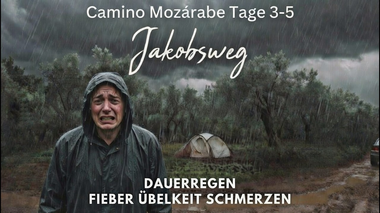 Camino Mozárabe Tage 3–5: So schlecht ging’s mir wirklich – Krank, nass, allein im Olivenhain 😳