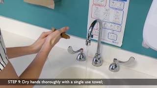 Hand-washing Steps Using the WHO Technique thumbnail