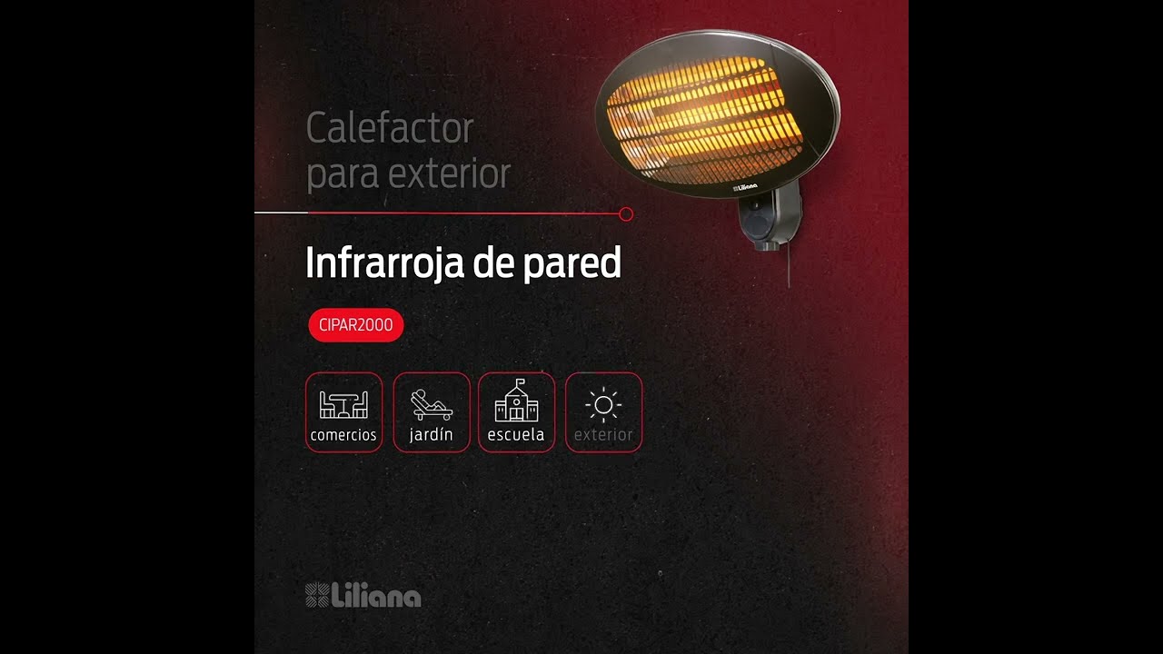 CALEFACTOR INFRARROJO SPINHOT  Liliana - Electrodomésticos para tu vida
