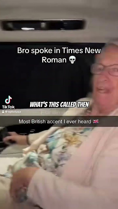 The most British accent 💀🇬🇧