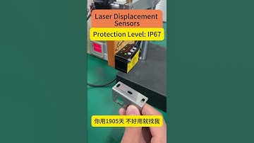 Laser displacement sensor. IP67