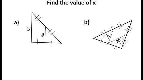Find the value of x
