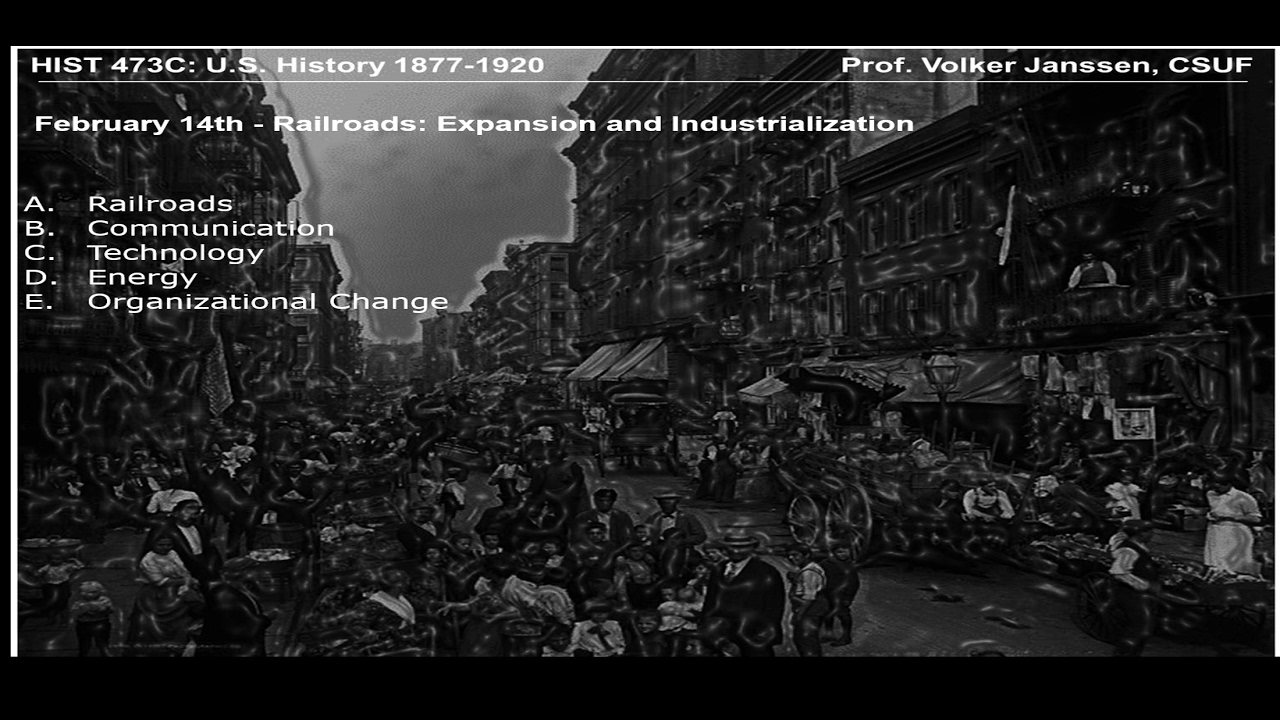 Industrial Expansion in the late nineteenth century