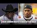 Deion Sanders reacts to Shilo Sanders getting cut by Buccaneers 🗣️ 'He's going to be straight!'