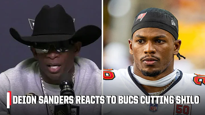 Deion Sanders reacts to Shilo Sanders getting cut by Buccaneers 🗣️ 'He's going to be straight!'