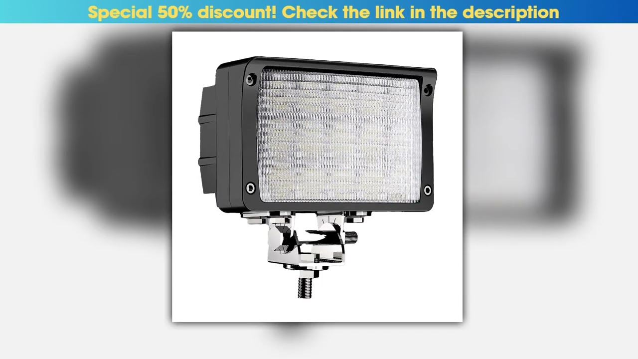 63 inch 75W LED Flood Light Tractor Heavy Duty Work Lam 98000LM Off road Excavat Truck for JoDeer