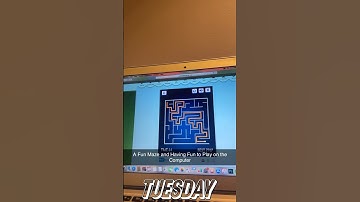 A Fun Maze and Having Fun to Play on the Computer