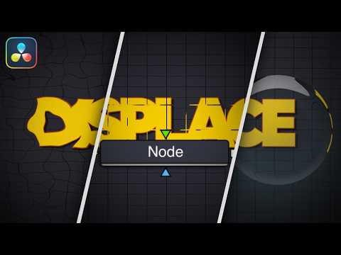A guide to the DISPLACE NODE  |  Dinvinci Resolve Fusion tutorial.