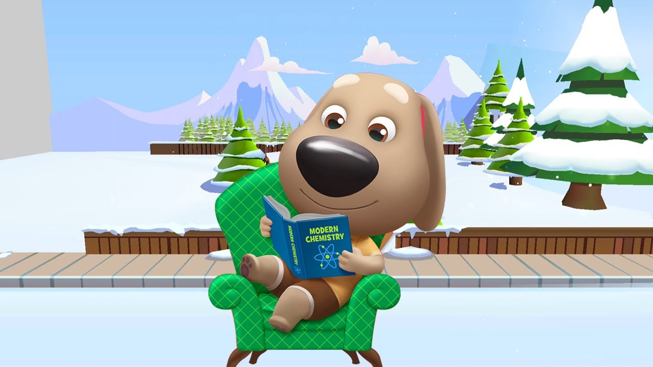 Talking BEN Unlocks Tom’s Snow Ride - talking tom gold run - gameplay 