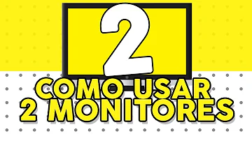 Como usar dois monitores em um notebook?