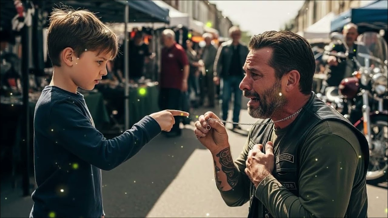Boy Asked a Biker “Why Do You Have My Mom’s Ring” — The Man Dropped to His Knees