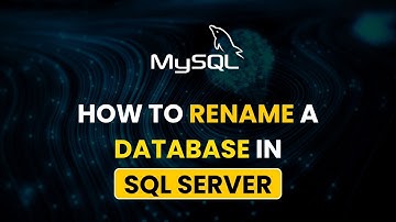 Master SQL Server Basics: How to Rename a Database in SQL Server | SQL Tutorial