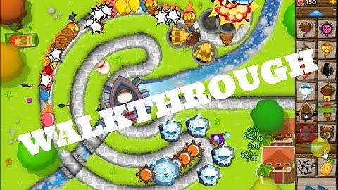 BTD5 Park Path Walkthrough (Medium)