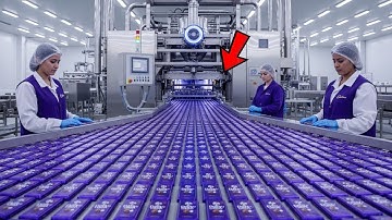 Inside the LARGEST Chocolate Factory — From Cacao Beans to Wrapped Bars (Full Process)