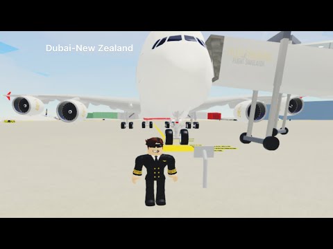 Dubai to New Zealand (A380)/Full flight/#ptfs #roblox #planes #avaition