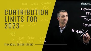 IRA and 401(k) Contribution Limits for 2023