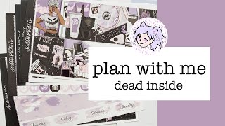Plan With Me: Dead Inside // Scribble Prints Co