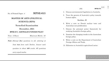 MPSE 13 Previous year Question paper | MPSE 13 important Questions | MPSE 13 Exam Notes | MPSE 013