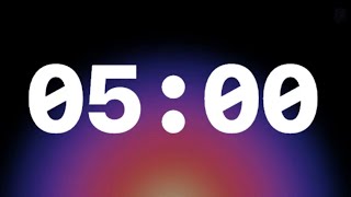 5 Minute Timer ⏱️ | Countdown | No Music