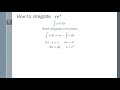 How to integrate xe^x by parts