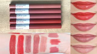 Maybelline SuperStay Matte Ink Crayon Spiced Edition || Lip Swatches + Comparison