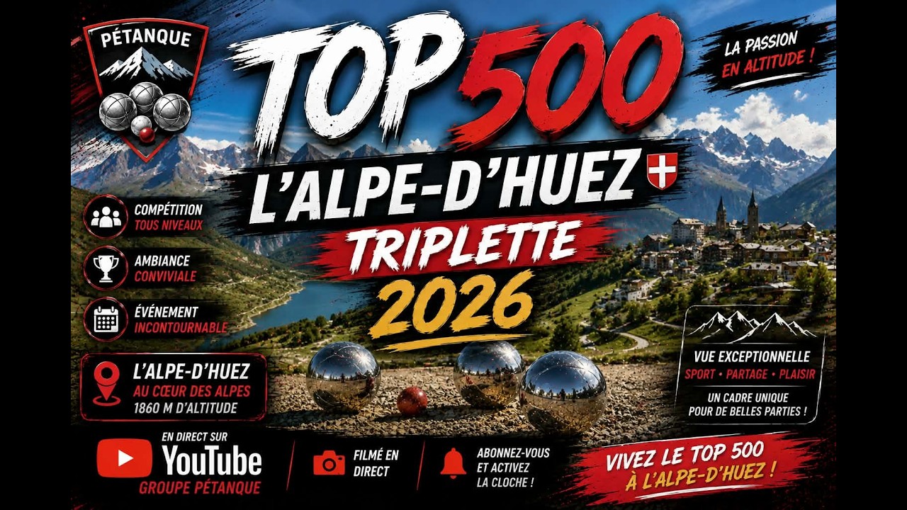 Miniature : TOP 500 DE L ALPE D HUEZ EN DIRECT 2026