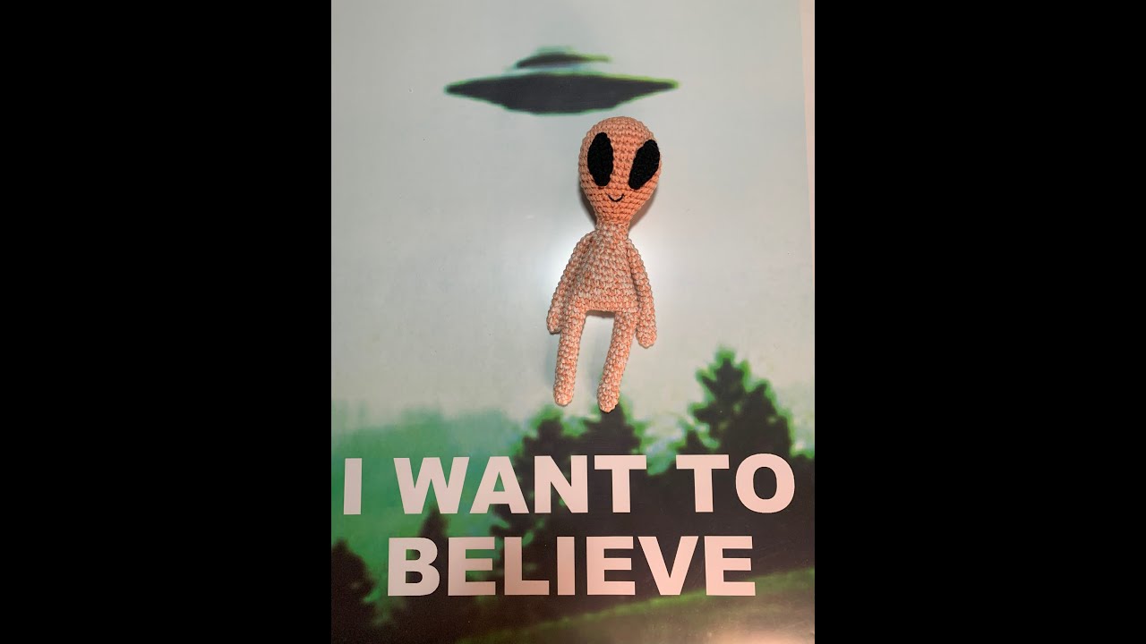 Вязаный инопланетянин крючком | бесплатный мастер-класс | МК по вязанию | амигуруми