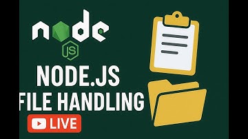 Nodejs FIle Handling - Nodejs Core Concepts