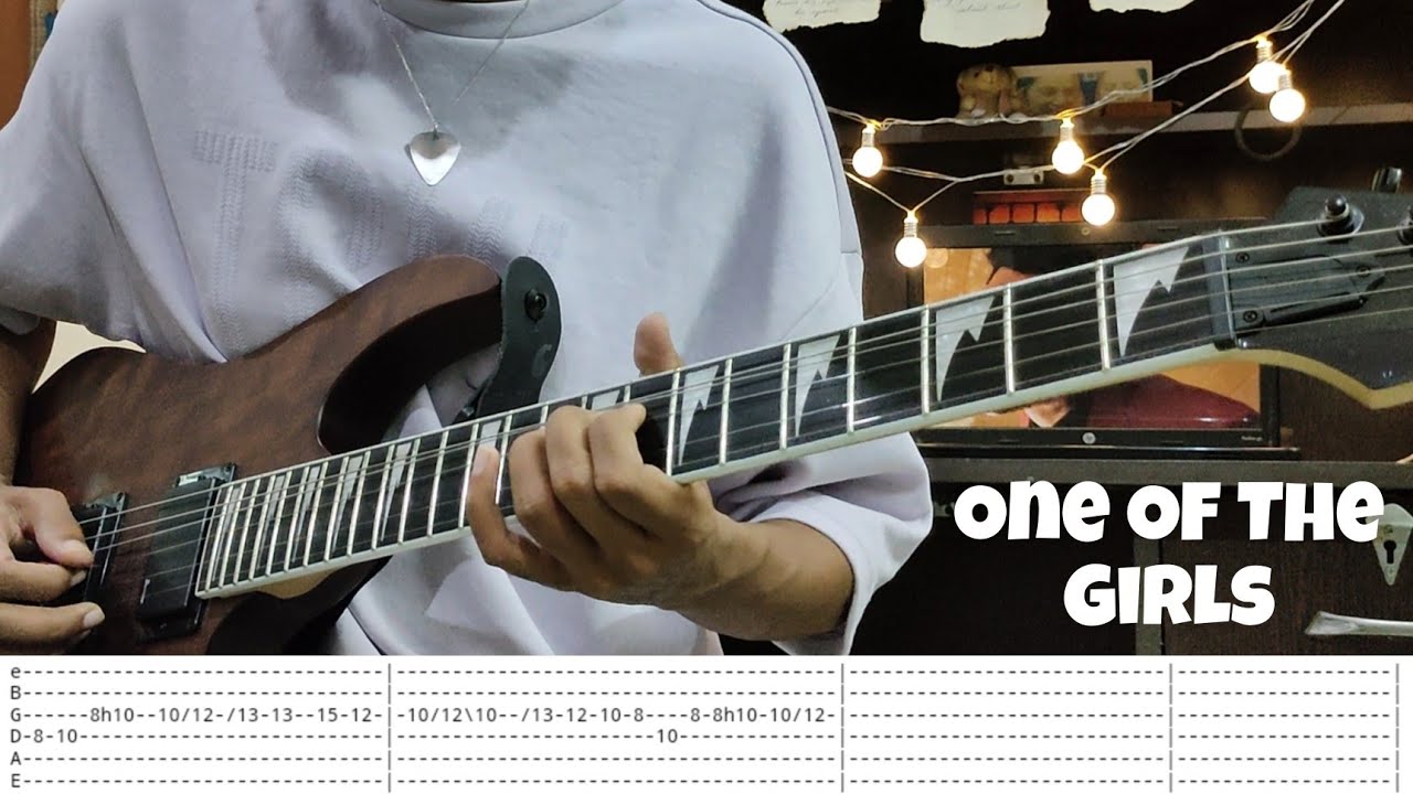 One Of The Girls | The Weeknd, JENNIE, Lily-Rose Depp | Guitar Tabs | Electric Guitar Cover |