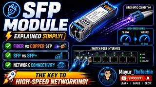 🔌 SFP Module Explained