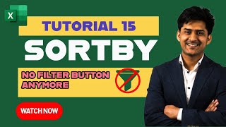 SORTBY FUNCTION l TUTORIAL 15 l Apply multiple conditions to sort data automatically!
