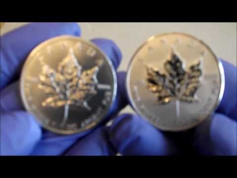 Fake silver Canadian Maple Leaf 2011