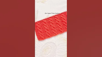 تريكو Knitting Triku غرزة ضفيرة مائلة جميلة لجميع مشاريع التريكو ولجميع الأعمار 