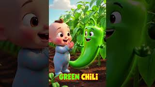 Kids Learning Vegetables | Fun  Nursery Rhyme for Toddlers 👱‍♂️#shorts