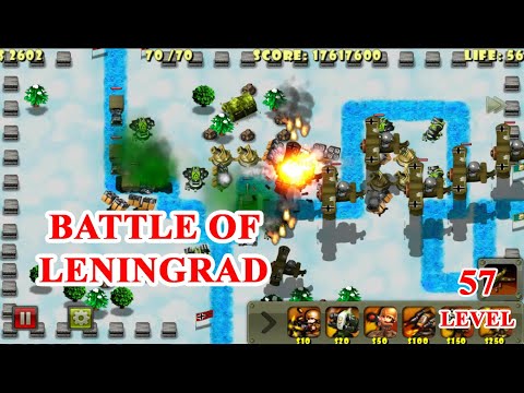 Level 57 Battle of Leningrad | Hell in Little Commander WWII