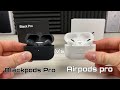 Blackpods Pro Vs Airpods Pro - Matte black Airpods Pro