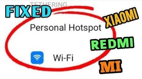 Mi 5S Plus Hotspot & WiFi Not Working Problem Solved