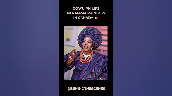 IDOWU PHILIPS AkA MAMA RAINBOW 🌈 IN CANADA 🇨🇦.FOR HER 83rd BIRTHDAY AND 60 YEARS ON STAGE .