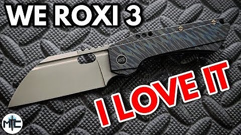 WE Roxi 3 Folding Knife - Overview and Review