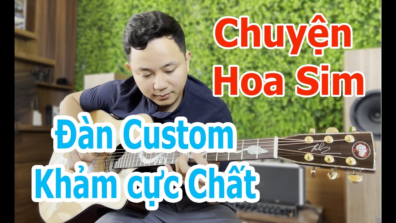 Chuyện Hoa Sim – Test đàn Guitar khảm trai {cực đẹp, cực độc} làm riêng cho anh Thỏa (Hà Tĩnh)