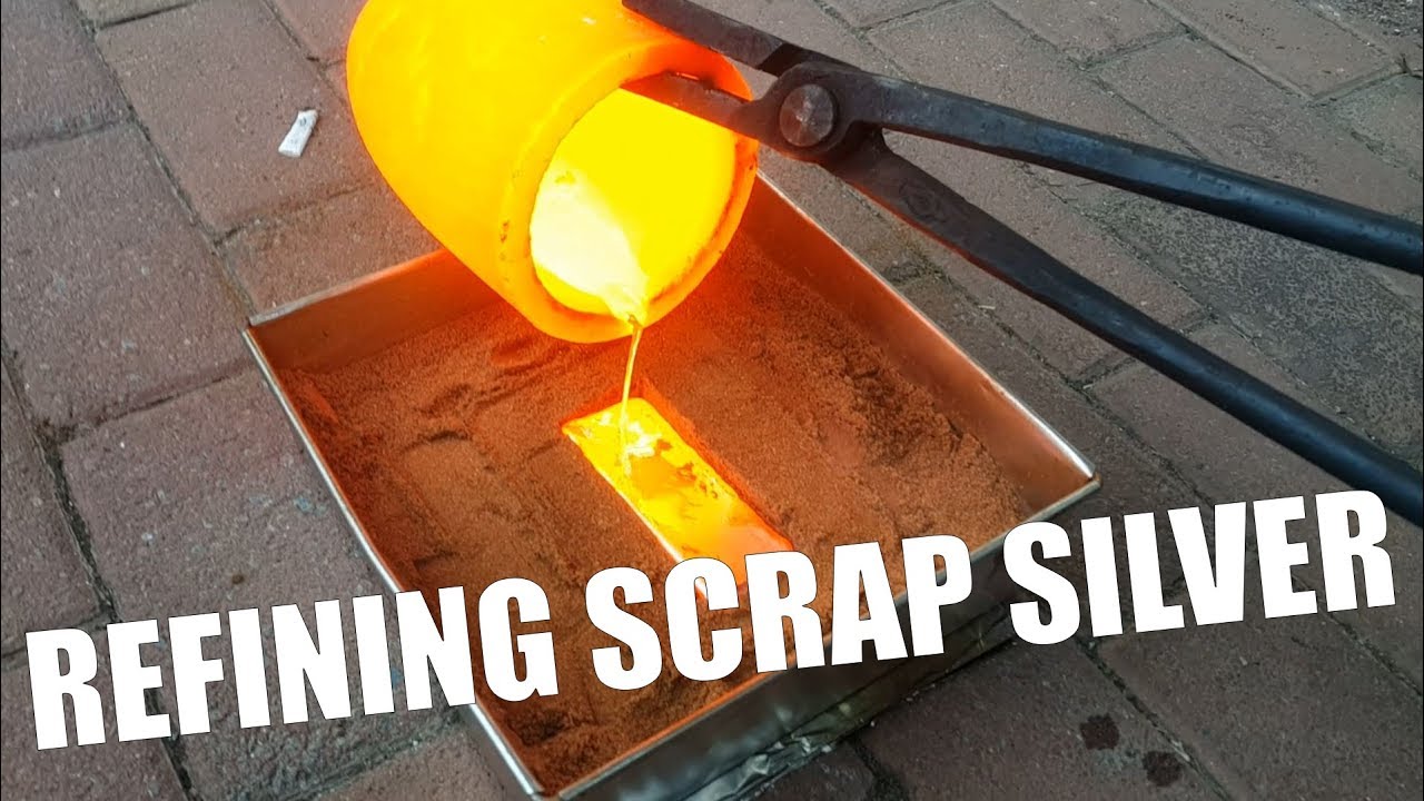 HOW TO REFINE AND CAST SCRAP SILVER COINS AT HOME YouTube HOW TO REFINE AND CAST SCRAP SILVER COINS AT HOME YouTube