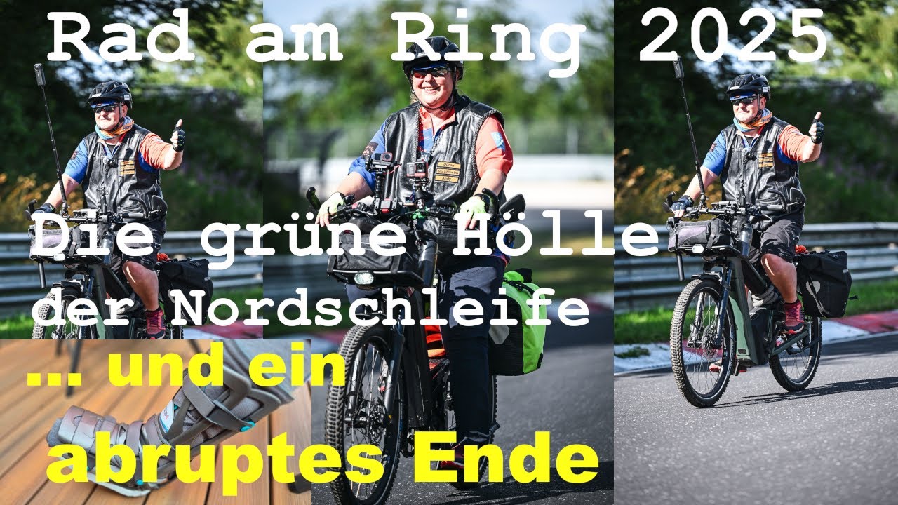 Riese und Müller  Rad am Ring 2025, Nordschleife mit abruptem Ende