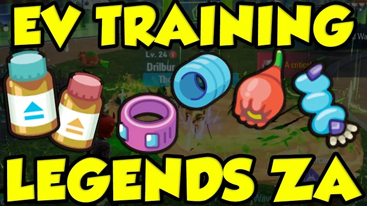 POKEMON LEGENDS ZA EV TRAINING GUIDE! Power Item EV Training Locations For Pokemon Legends ZA!